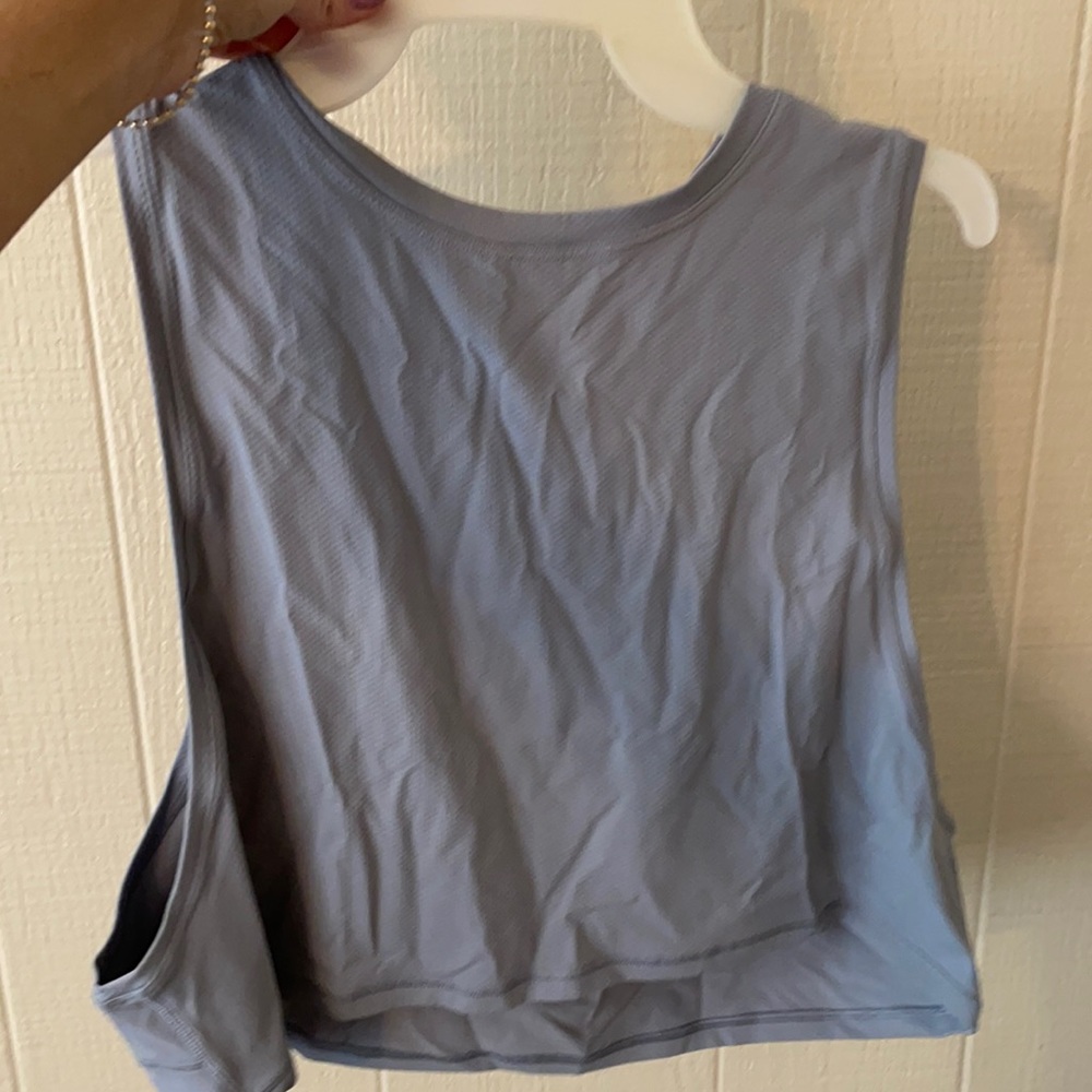 Gray lulu tank top